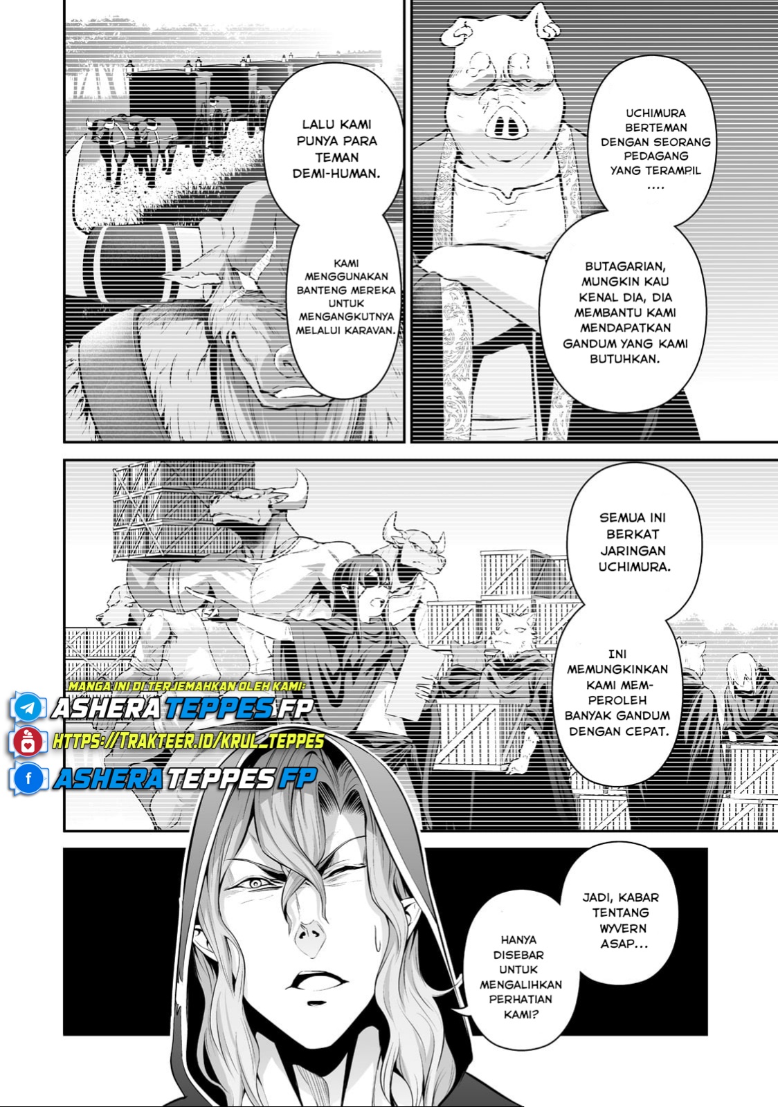 Salaryman Ga Isekai Ni Ittara Shitennou Ni Natta Hanashi Chapter 40 Bahasa Indonesia